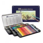 MUNHWA Nexpro Professional Oil-Based Colored Pencil Set | 100 Ultimate Colors | 3-Layer Premium Tin Case | Thick Core & Creamy Texture | KC Certified | Made in Korea